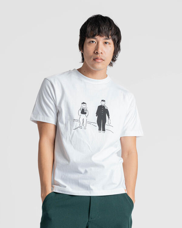 Beams Japan x YASUJIRO OZU Graphic TEE | 56040144655-90 | AFEW STORE